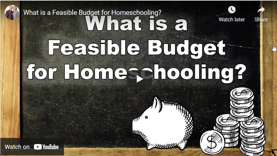 What is a Feasible Budget for Homeschooling?